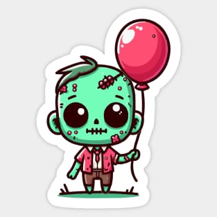 friendly little zombie Sticker